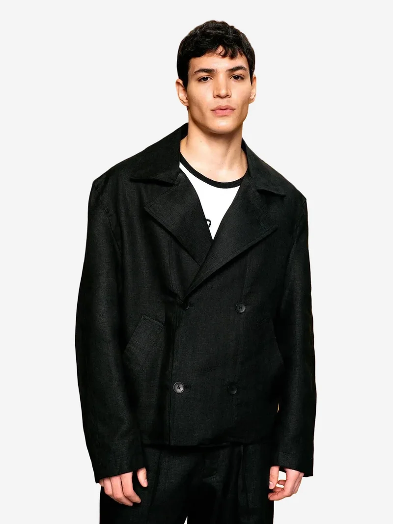 جيستو GIESTO Linen Buttoned Jacket